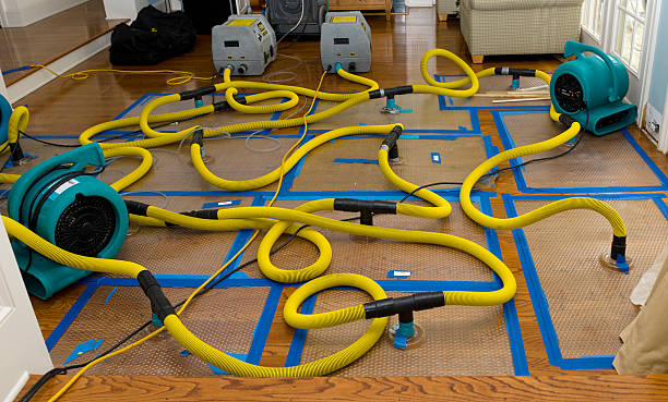 Professional Crawl Space Water Removal technician working in North Prairie, WI